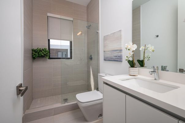 Bathroom, Glass Shower, Interior
