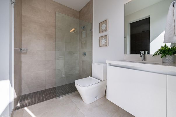Bathroom, Glass Shower, Interior