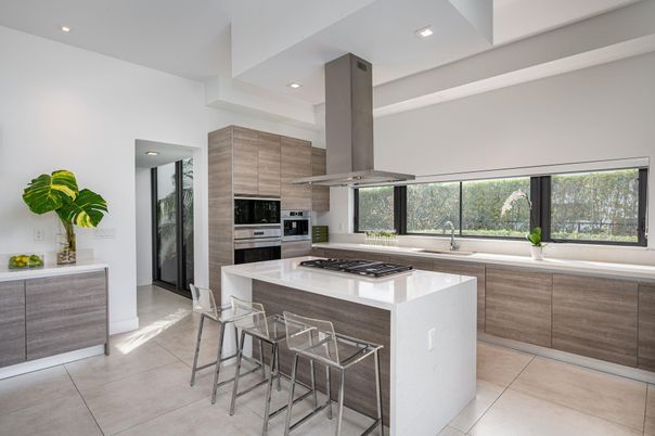 Interior, Kitchen, Recessed Lighting, Stainless Steel Appliances