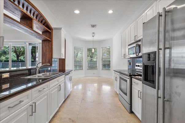 Interior, Kitchen, Recessed Lighting, Stainless Steel Appliances