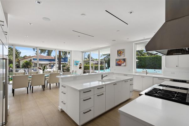 Dining room, Interior, Kitchen, Recessed Lighting