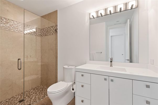 Bathroom, Glass Shower, Interior