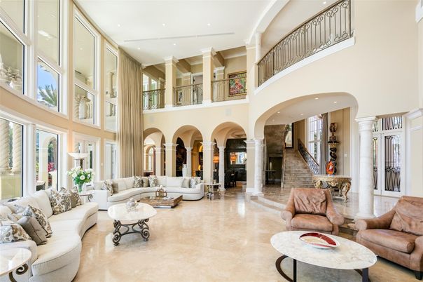 Interior, Living room, Recessed Lighting