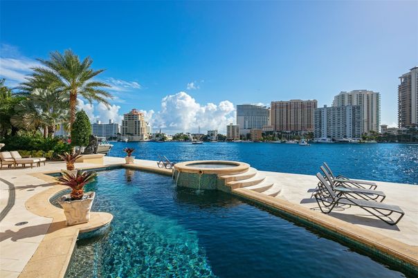 Exterior, Pool, Water, Skyline