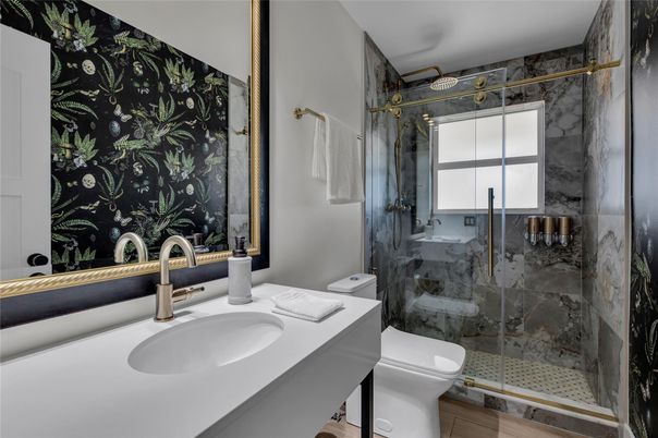 Bathroom, Glass Shower, Interior