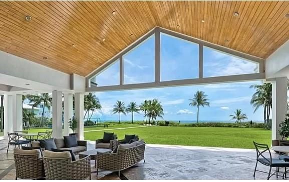 Backyard, Exterior, Water, Wooden Ceilings