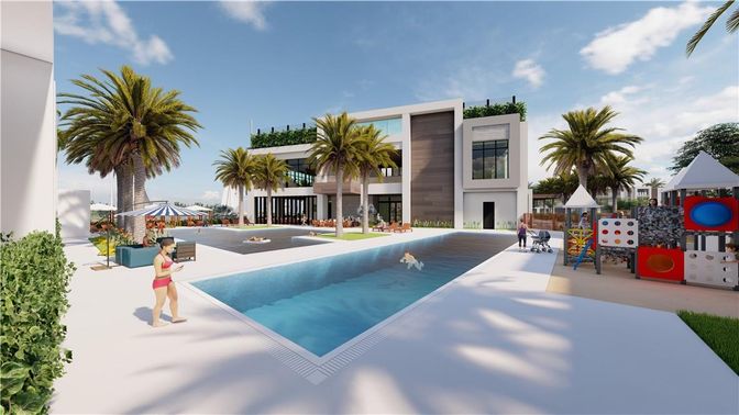 Exterior, Playground, Pool