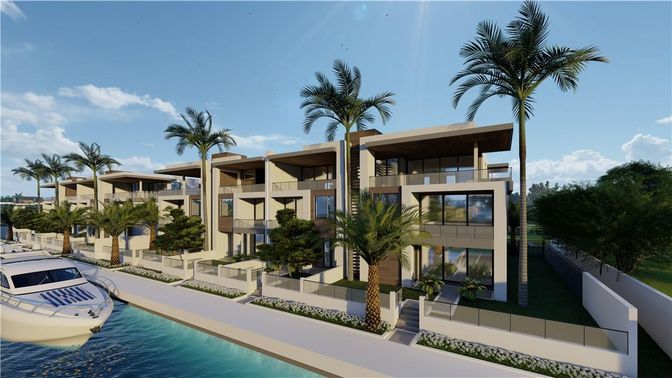 Exterior, Facade, Pool, Modern