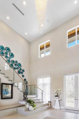 Chandelier, Interior, Recessed Lighting