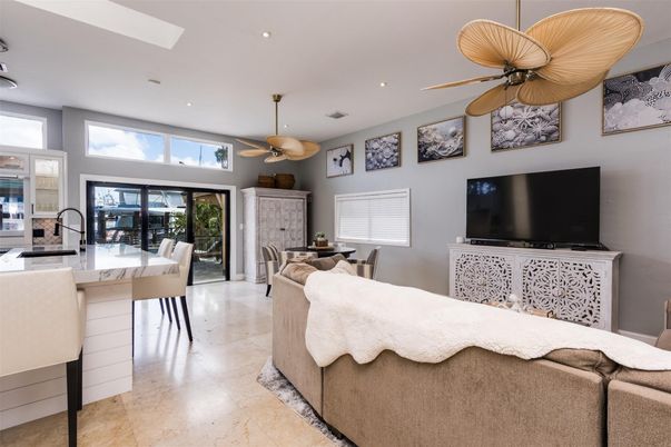 Interior, Kitchen, Living room, Recessed Lighting