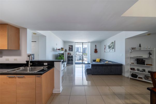 Interior, Kitchen, Living room