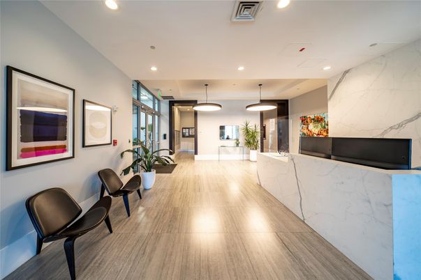 Interior, Marble Walls, Pendant Lights, Recessed Lighting