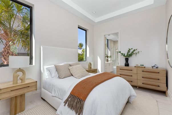Bedroom, Interior, Recessed Lighting