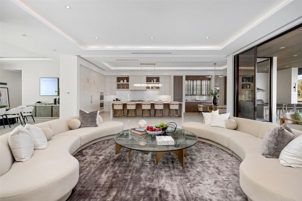 Interior, Kitchen, Living room, Pendant Lights, Recessed Lighting, Stainless Steel Appliances