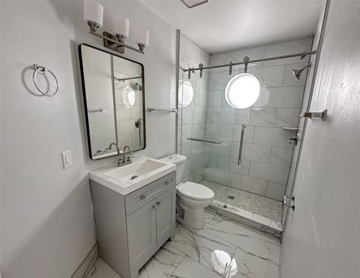 Bathroom, Glass Shower, Interior, Marble, Marble Walls