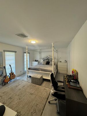 Bedroom, Home Office, Interior, Wood Texture Flooring