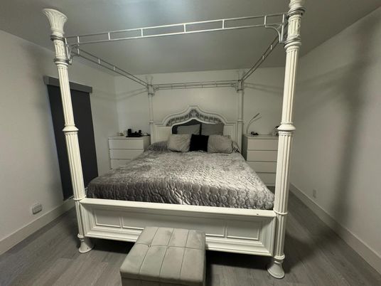 Bedroom, Interior, Wood Texture Flooring