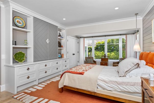 Bedroom, Interior, Pendant Lights, Recessed Lighting