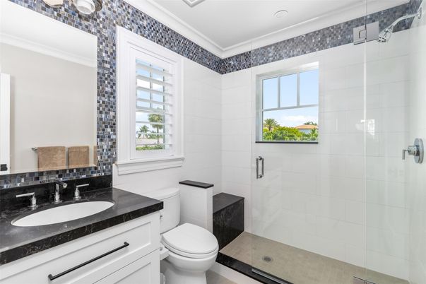 Bathroom, Glass Shower, Interior