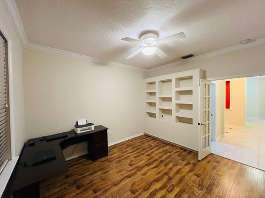 Home Office, Interior, Wood Texture Flooring