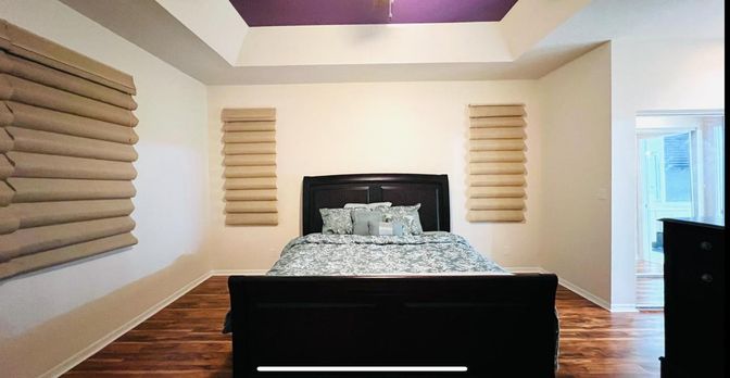 Bedroom, Interior, Wood Texture Flooring