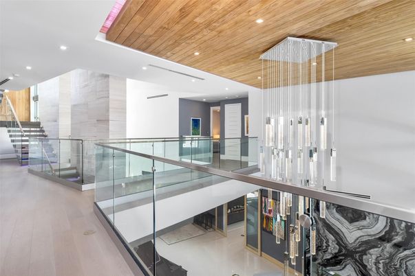 Interior, Pendant Lights, Recessed Lighting, Wooden Ceilings, Wood Texture Flooring