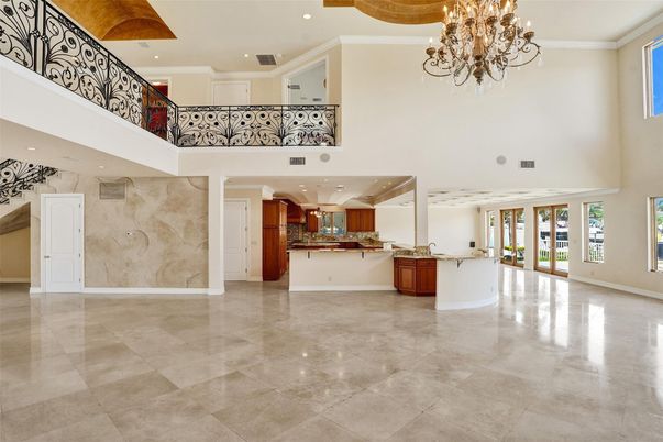 Chandelier, Interior, Kitchen, Recessed Lighting