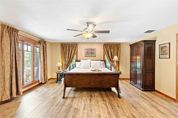 Bedroom, Interior, Wood Texture Flooring
