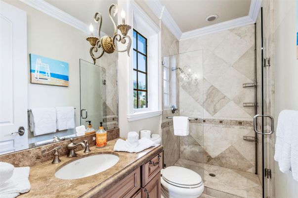 Bathroom, Glass Shower, Interior