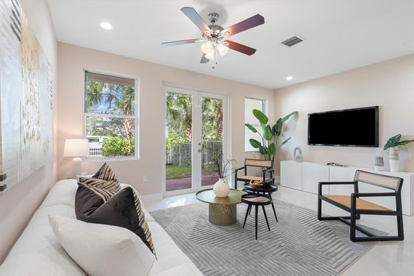 Interior, Living room, Recessed Lighting