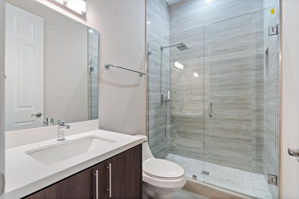 Bathroom, Glass Shower, Interior