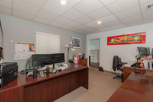 Home Office, Interior, Recessed Lighting