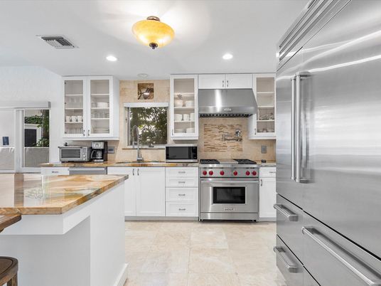 Interior, Kitchen, Recessed Lighting, Stainless Steel Appliances