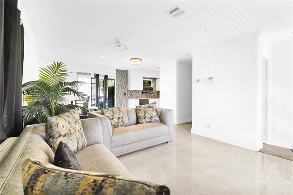 Interior, Kitchen, Living room, Recessed Lighting