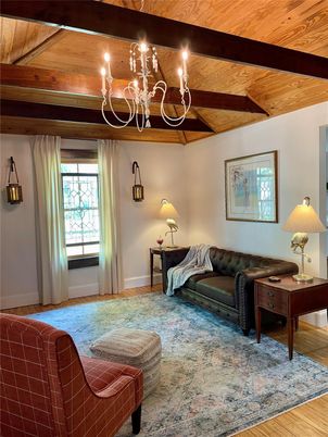 Chandelier, Interior, Wooden Beams, Wooden Ceilings, Wood Texture Flooring