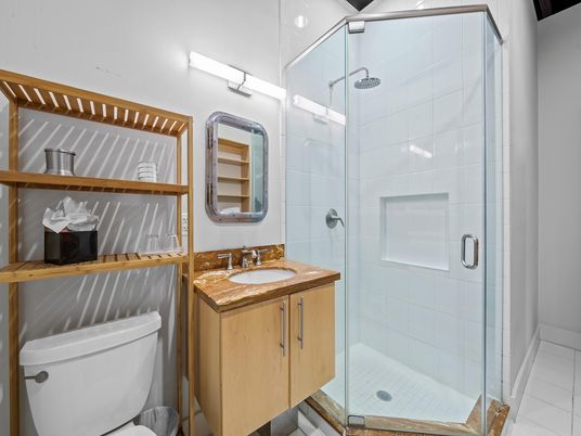 Bathroom, Glass Shower, Interior