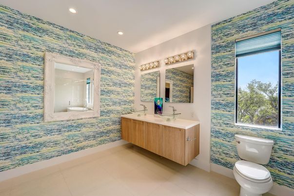Bathroom, Interior, Recessed Lighting