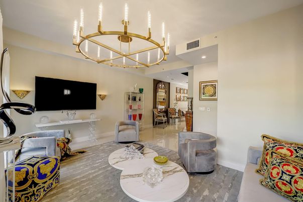 Chandelier, Interior, Recessed Lighting, Wood Texture Flooring