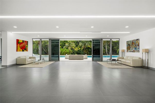 Interior, Living room, Recessed Lighting