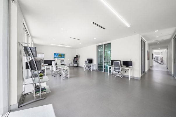 Home Office, Interior, Recessed Lighting