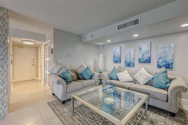 Interior, Living room, Recessed Lighting