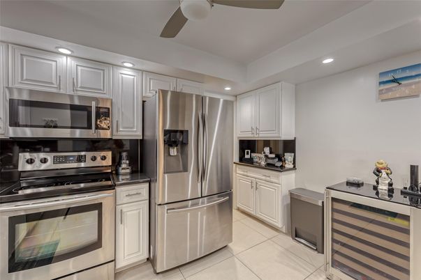 Interior, Kitchen, Recessed Lighting, Stainless Steel Appliances