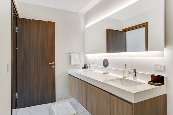 Bathroom, Dual Sink Vanities, Interior, Marble