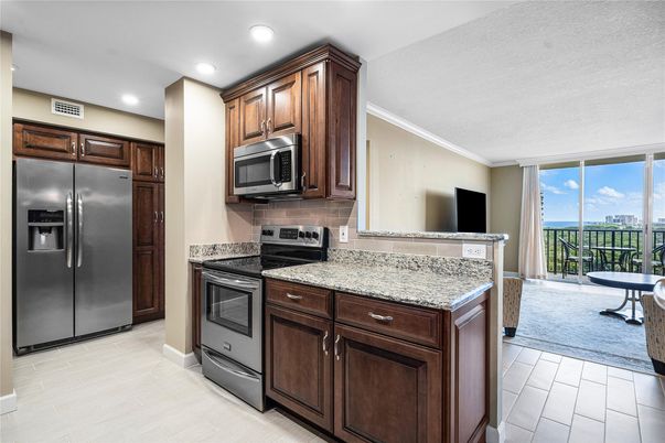 Interior, Kitchen, Recessed Lighting, Stainless Steel Appliances
