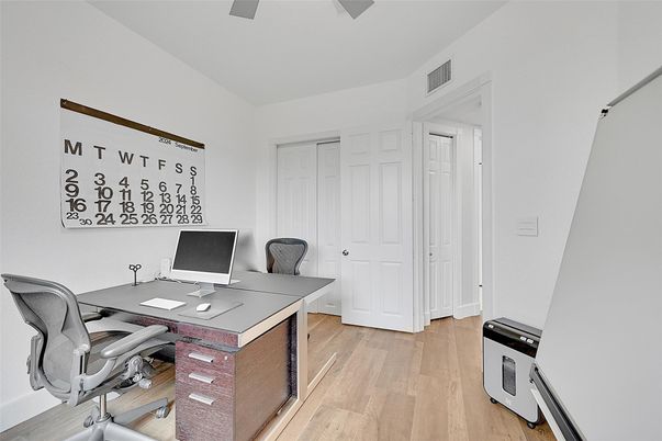 Home Office, Interior, Wood Texture Flooring