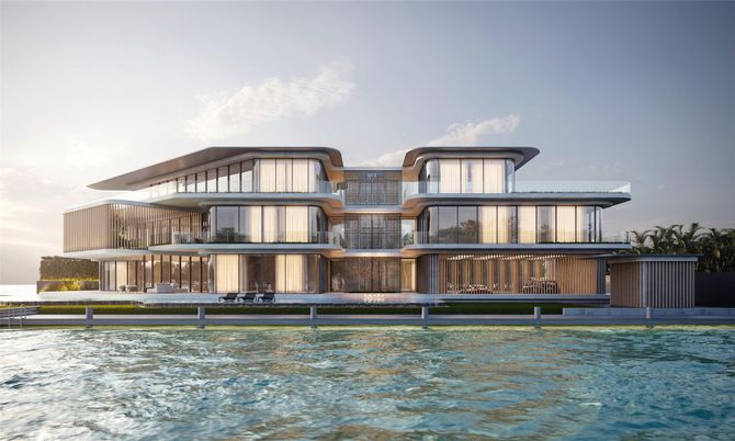 Backyard, Exterior, Facade, Pool, Modern