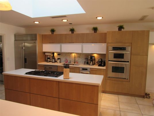 Interior, Kitchen, Recessed Lighting, Stainless Steel Appliances