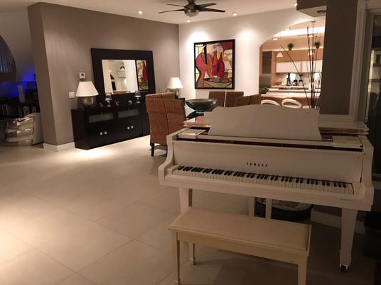 Interior, Piano, Recessed Lighting