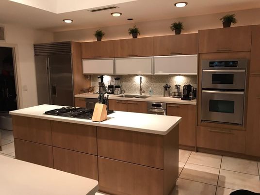 Interior, Kitchen, Recessed Lighting, Stainless Steel Appliances