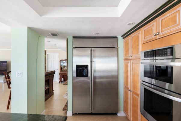 Interior, Kitchen, Recessed Lighting, Stainless Steel Appliances